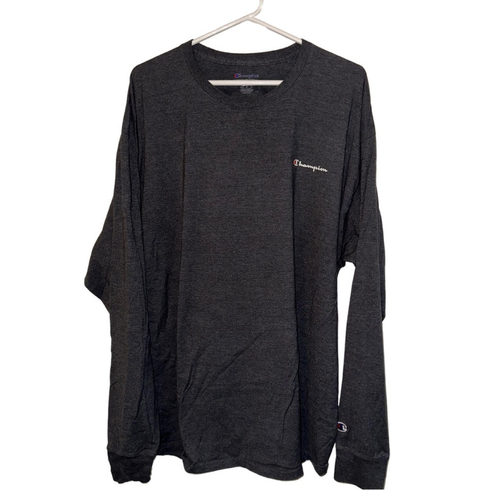 Champion Black Long Sleeve Tee Classic Fit
